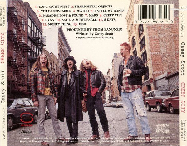CD: Casey Scott – Creep City – Usato da St.Gallen venduto da jalamusic 1
