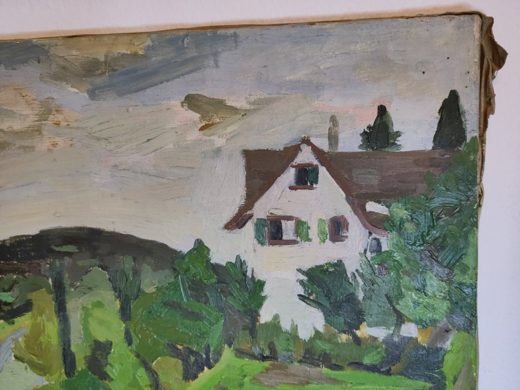 Dipinti: Anni FREY Landschaft mit Haus Ölbild – Usato da Zug venduto da RepTCG 3