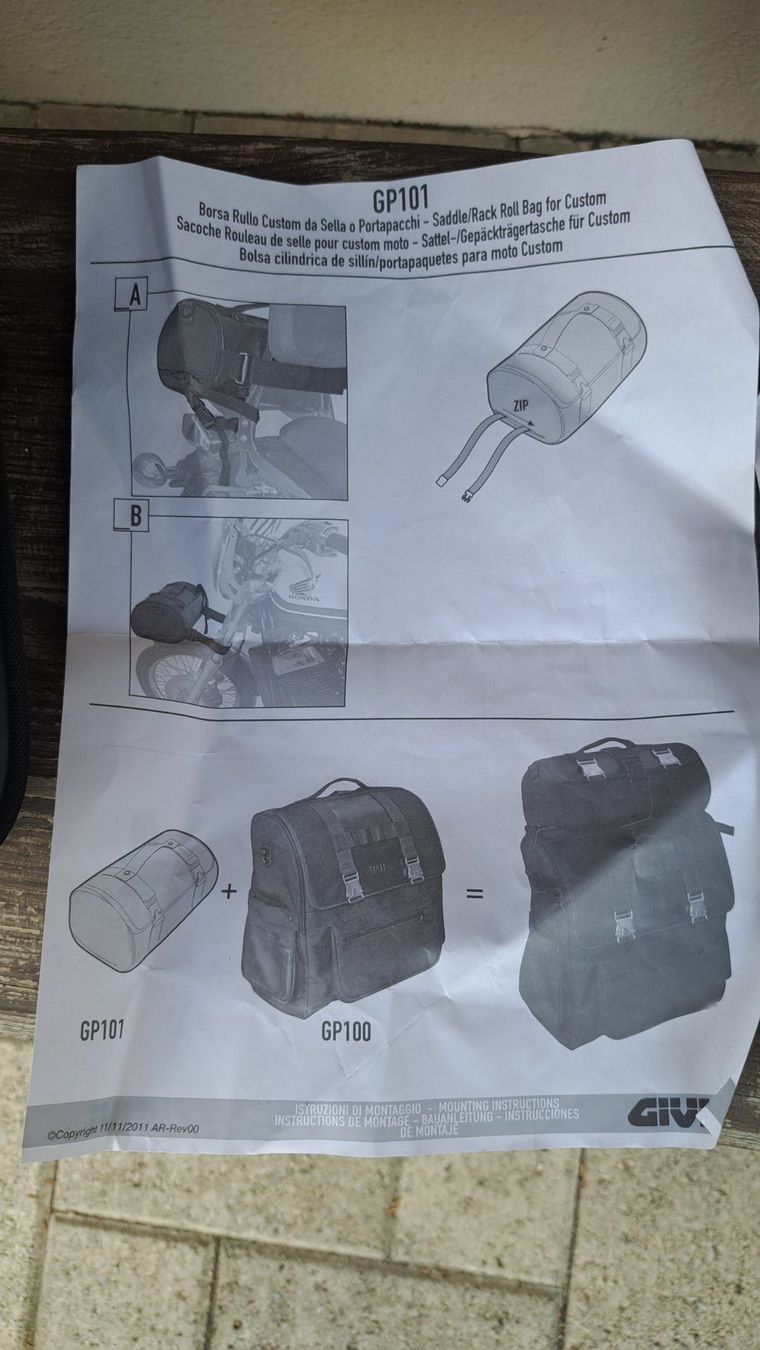Givi Borse: Gepäckrolle 13l Givi GP101 – Usato da Ettenhausen TG venduto da rolisshop 6