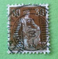  Nr.110 Sitzende Helvetia mit Schwert GESTEMPELT  