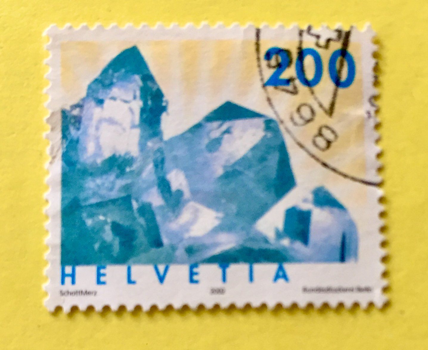 Tutti i francobolli: Nr.1065 Berkkristall GESTEMPELT 2002    – Usato da Aarau venduto da Billa007