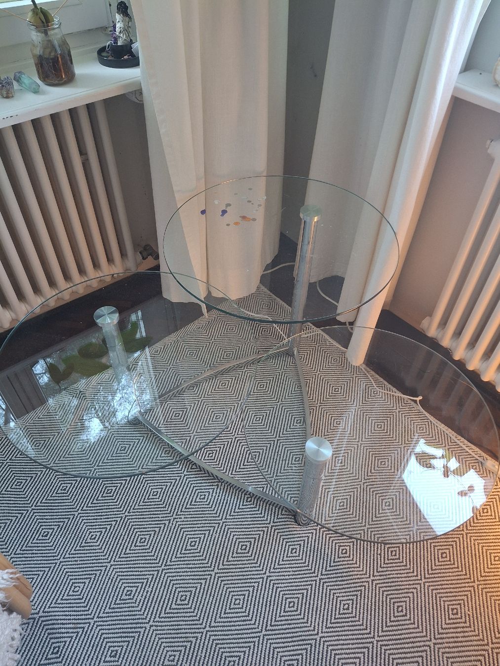 Tavoli: Space Age Style Glas Couchtisch – Usato da Zürich venduto da drebsamen 5