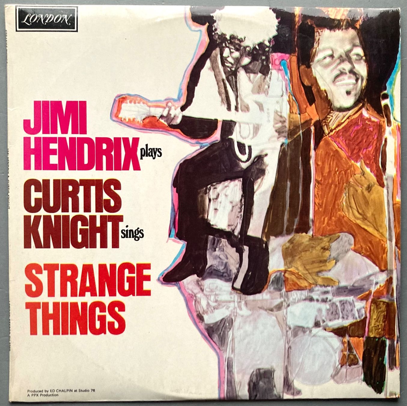 Vinyles: JIMI HENDRIX & CURTIS KNIGHT - STRANGE THINGS – D'occasion à Poliez-Pittet par Newtown-Records