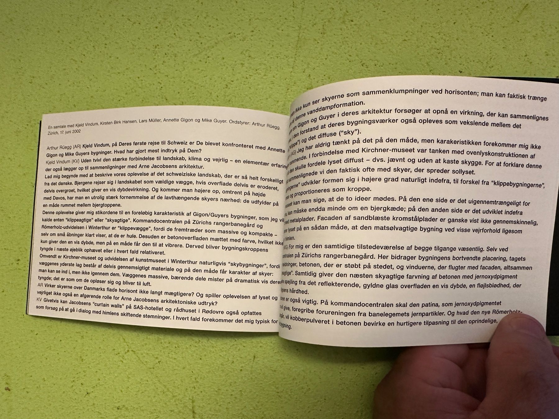 Libri: Gigon/Guyer: Seen by Kjeld Vindum. – Usato da Zürich venduto da allp 8