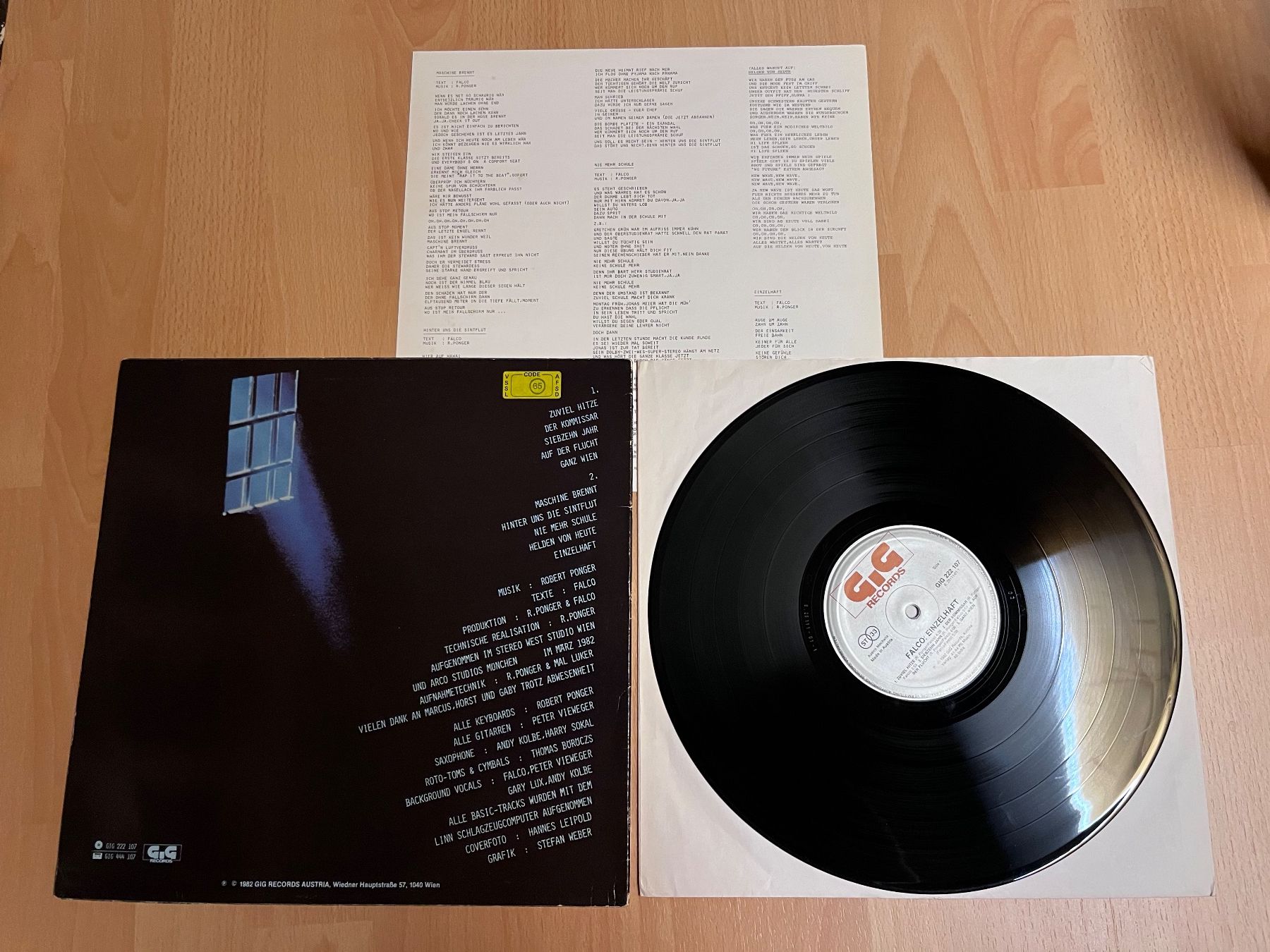 Dischi in vinile: Falco - Einzelhaft (Kommissar) – Usato da Giebenach venduto da Wurlitzer70 1