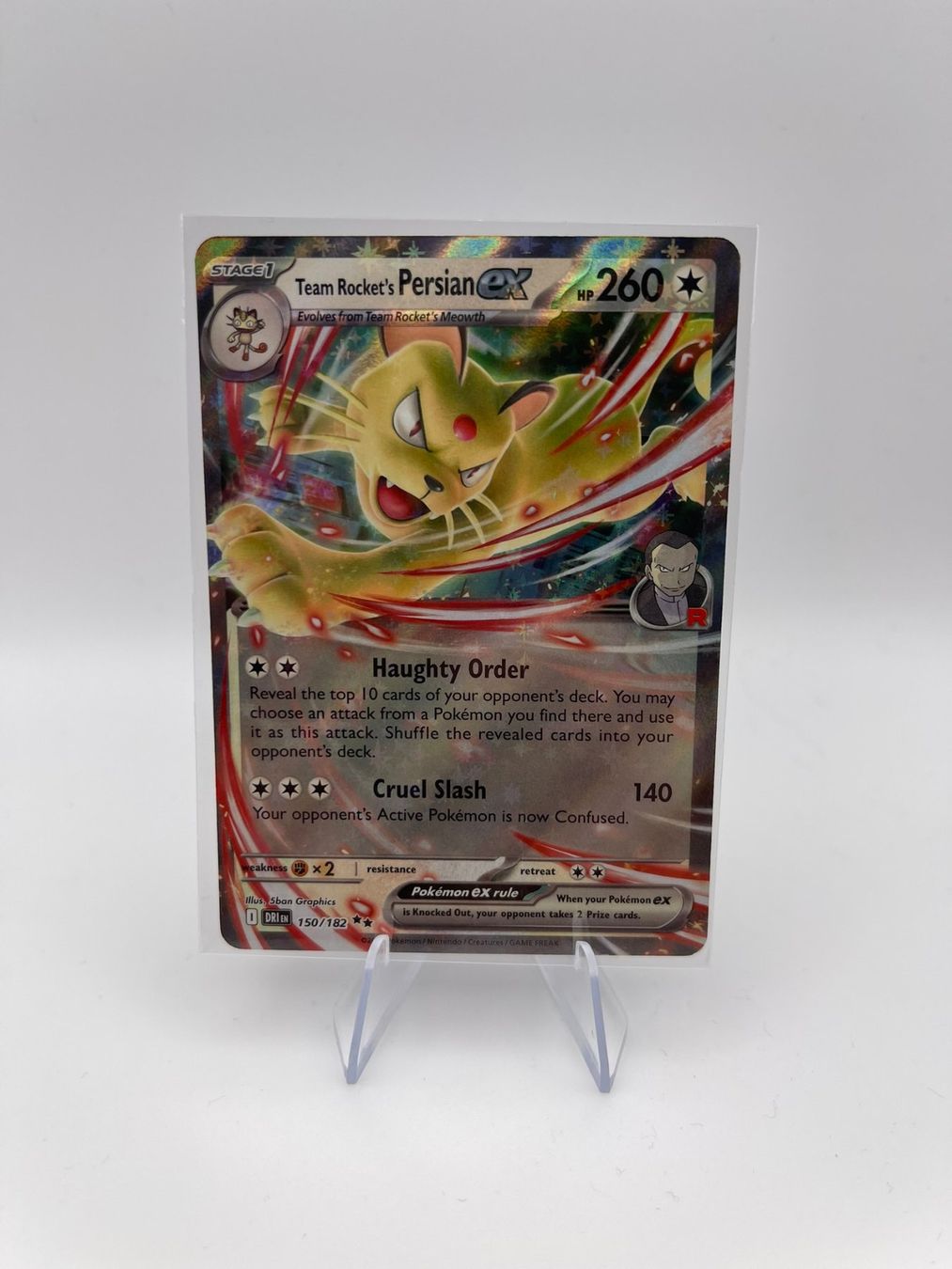 Pokémon Carte collezionabili: Pokemon: Team Rockets Persian ex 150/182 – Usato da Märstetten venduto da AlienNova