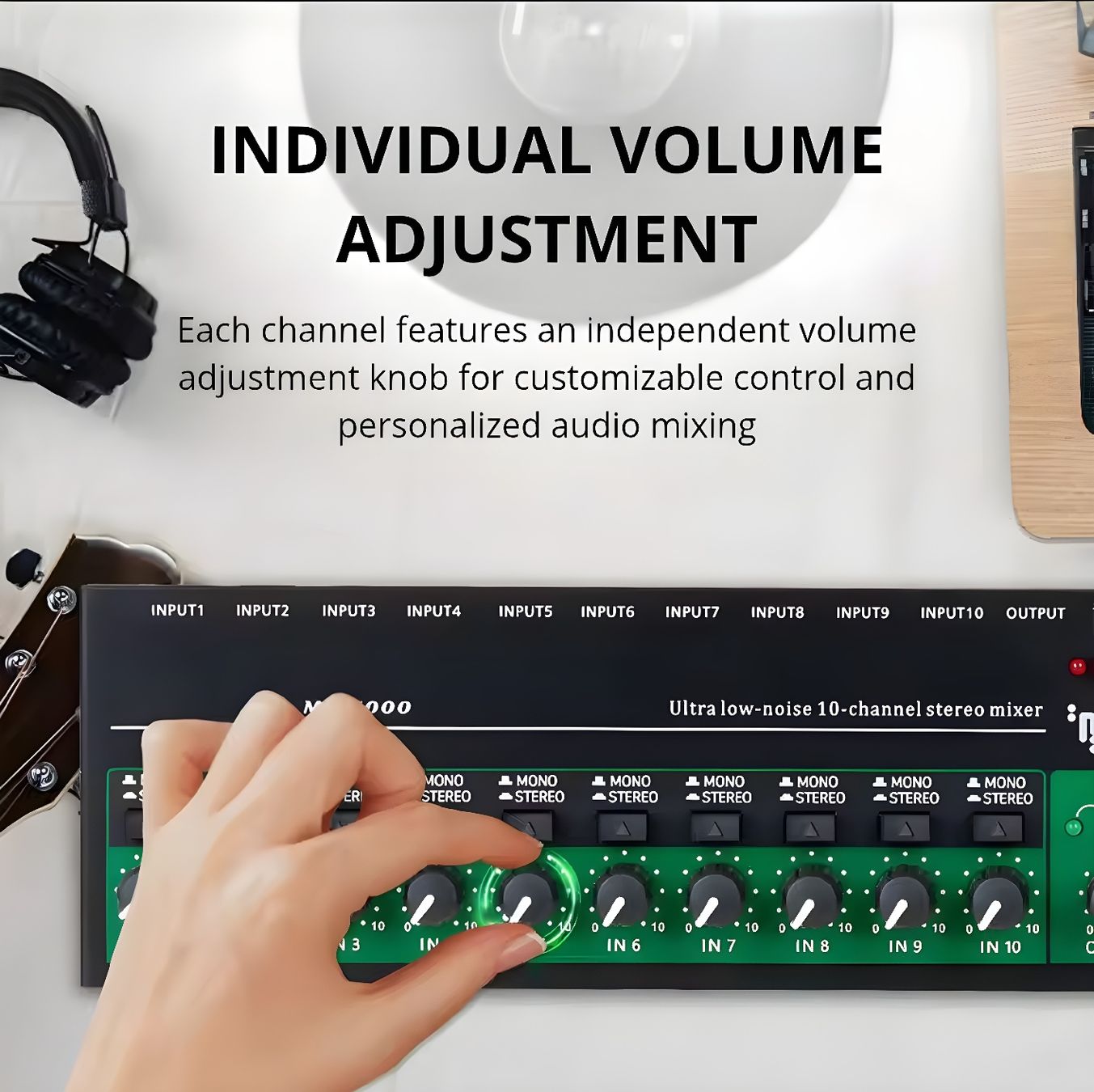 Console di mixaggio: Professional Audio Mixer - 10 Channels, USB-C – Nuovo e nell'imballaggio originale da Villars-sur-Glâne venduto da Danger_Mod 5