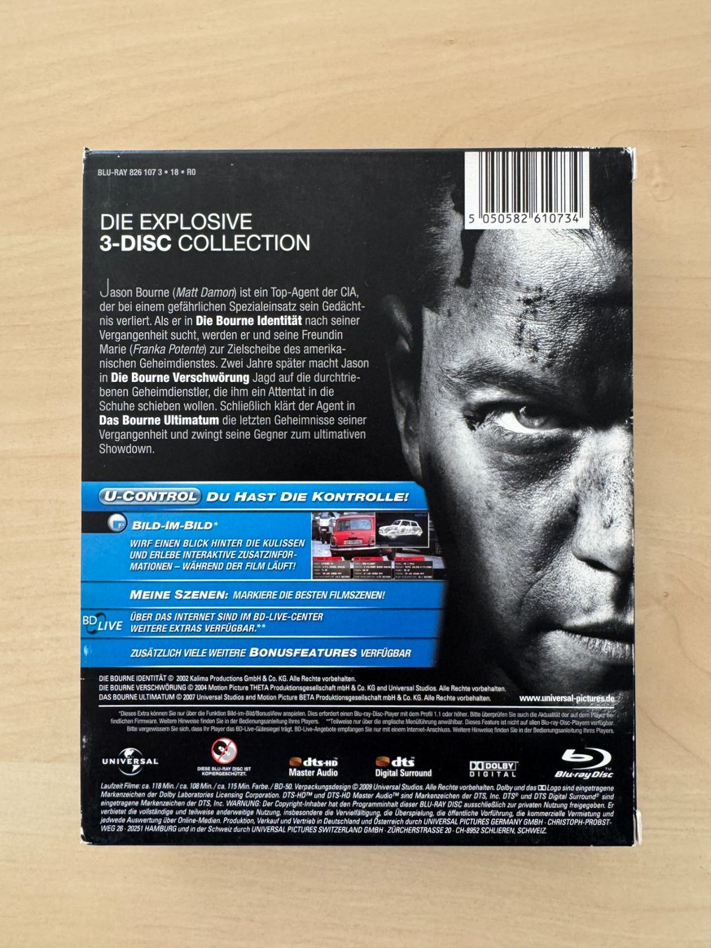 Tutti i DVDs: Blu-Ray UlBlu-Ray Ultimatimative Bourne Collection -Trilogie – Usato da Männedorf venduto da LTMCS 2