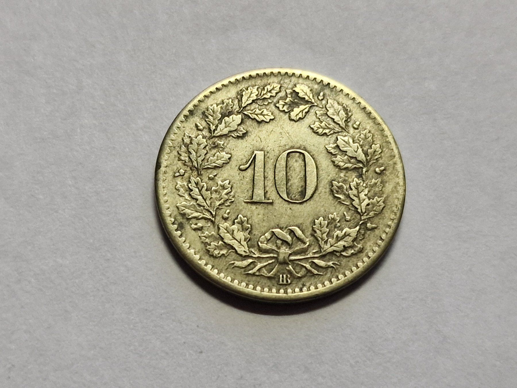 Toutes les monnaies: 10- Rappen 1850. – D'occasion à Zürich par Moreira01 2