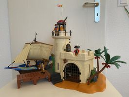 Playmobil 4294 Insel mit Leuchtturm plus Segelschiff