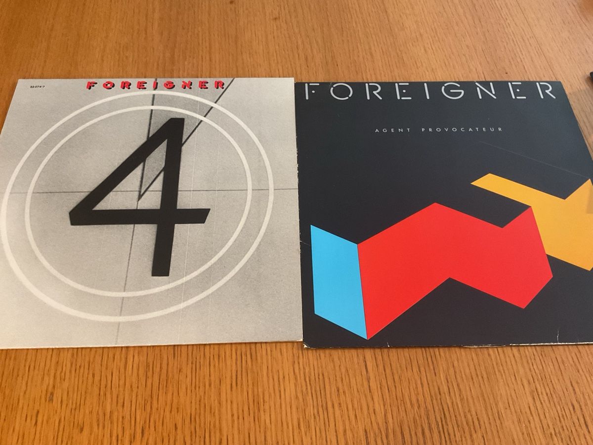 Dischi in vinile: Foreigner 4 & Agent Provocateur LPs Vinyl – Usato da Steinach venduto da Quarkie