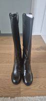 Bottes haute en vernis noir, taille 39
