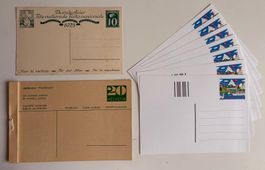 Konvolut alte Ganzsachen Postkarten Postfrisch
