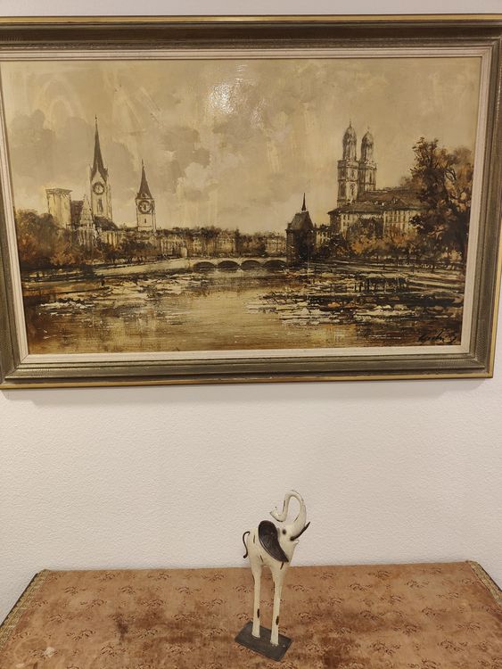 Gemälde Orginal von Sergio Cecchi 19211986 Kaufen auf Ricardo