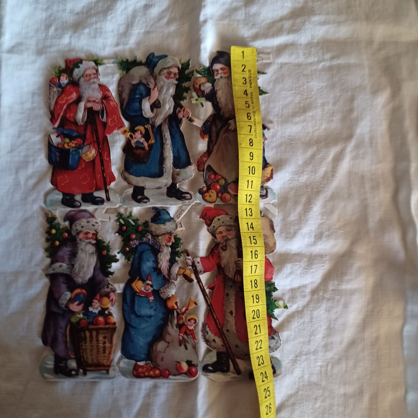 Tutte le decorazioni: 6 ältere Obladen Samichlaus  Motiv – Usato da Abtwil SG venduto da luupsy 2