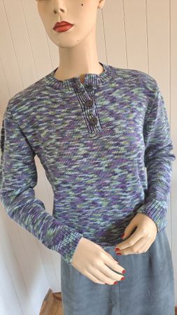 Vintage handmade Strickpullover Pullover Pulli 40 M L 42