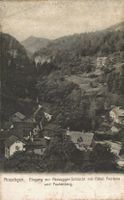 Alte Ansichtskarte Araschgen gel. 1906, Passugger Schlucht