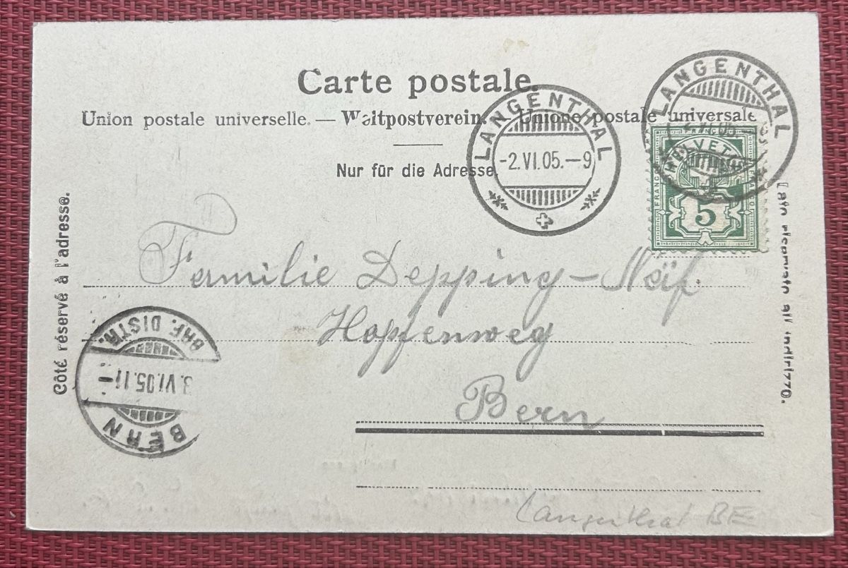 Cartes postales: Langenthal Marktgasse  – D'occasion à Horw par Tellbub 1