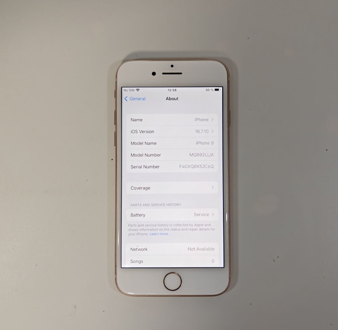 Apple Telefoni cellulari / Smartphones: iPhone 8 256GB Gold – Usato da Ehrendingen venduto da Rocky985 1