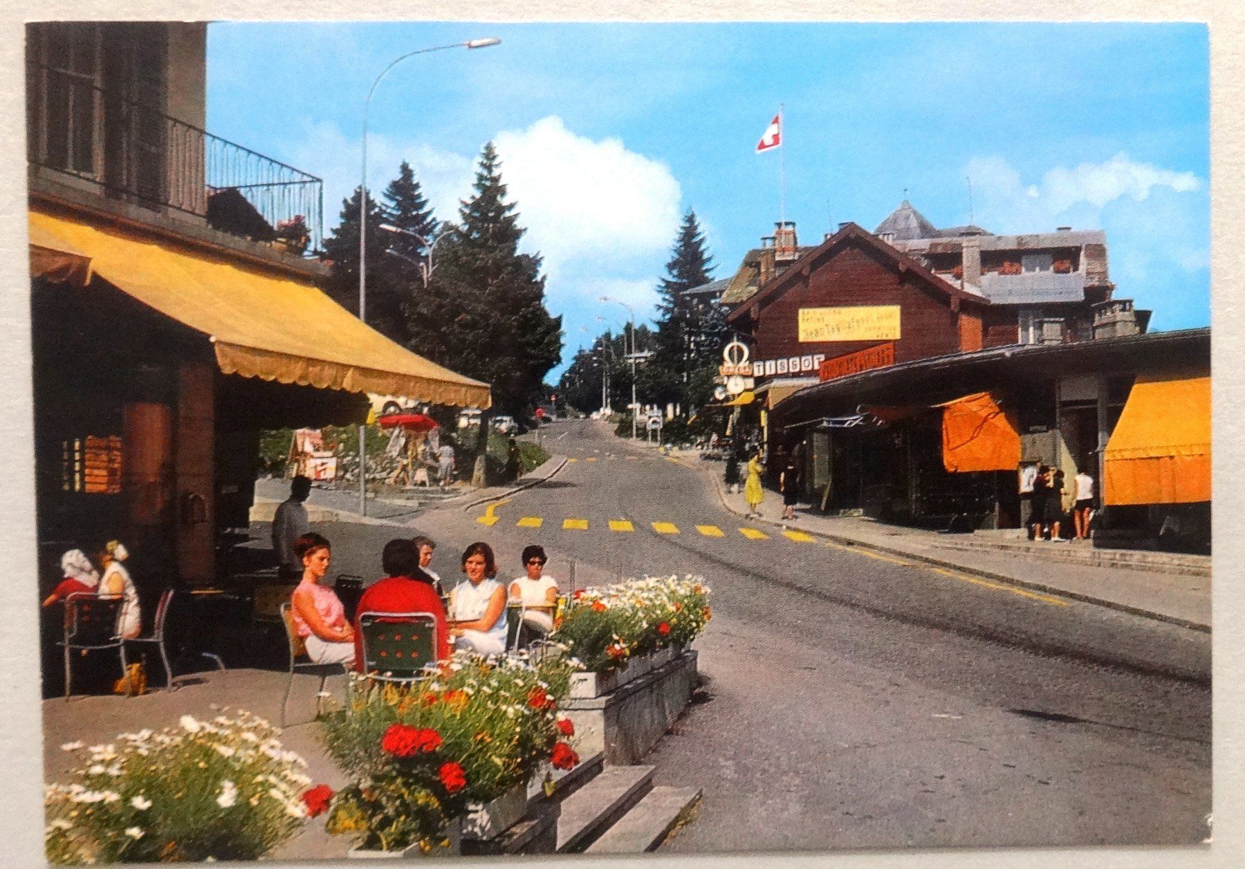 Cartoline postali: Leysin (1300 m), Le centre – Usato da Fétigny venduto da Billy2miny