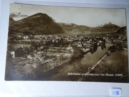 AK Interlaken und Unterseen mit Niesen