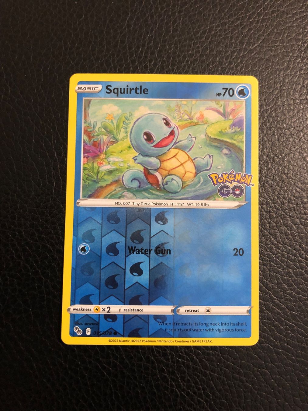 Pokémon Carte collezionabili: Pokemon GO Squirtle reverse 15/78 Ab 1 – Usato da Paradiso venduto da Pkmn10