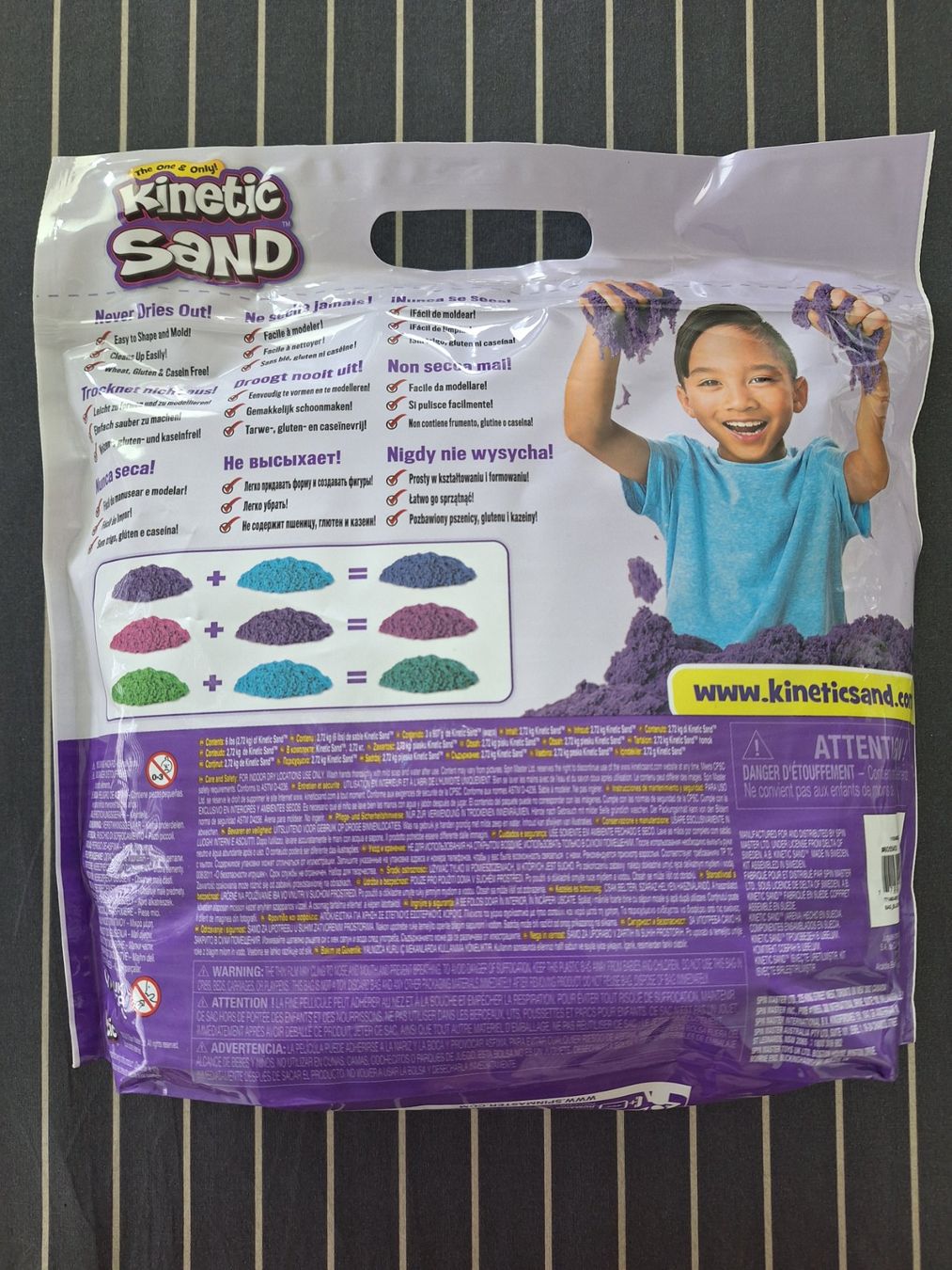 Materiale per modellare: Kinetic sand / Sable magic, facile à modeler, ne sèche pas. – Nuovo e nell'imballaggio originale da Misery venduto da Titi57 1