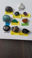 10er Set Trommelsteine mit seltenem Trolleit & Pyrit: Set 54