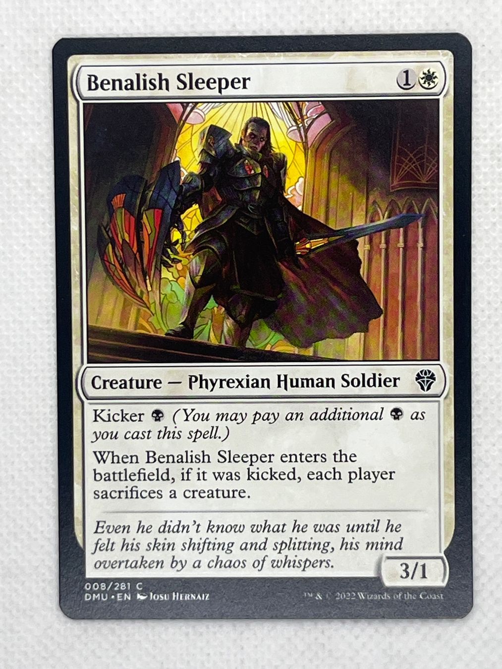 Magic The Gathering Carte collezionabili: MTG Benalish Sleeper DMU 008 Englisch Common – Usato da Hinterkappelen venduto da Kim1992