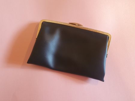 Schwarze Vintage Clutch