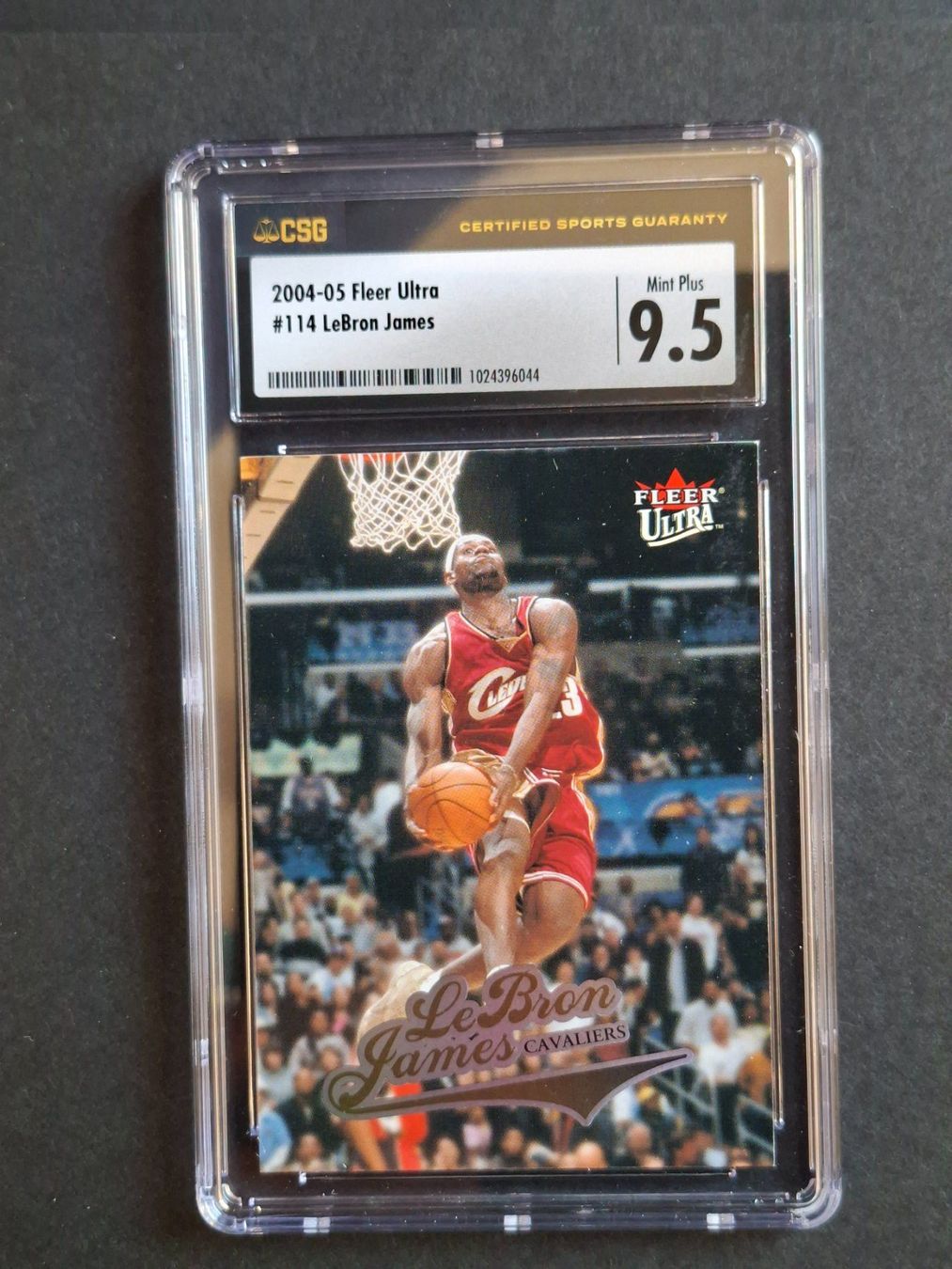 Nba Carte collezionabili: Lebron James 2004 Ultra CSG 9.5 2nd Year – Usato da Olten venduto da cweb