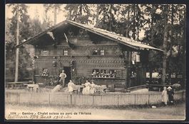 Genève, Chalet suisse au parc de l'Aria