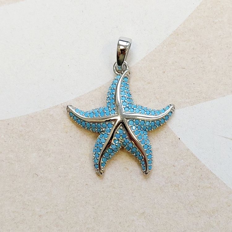 4 Stück Seestern & Muschel Anhänger Aus 925 Sterlingsilber - Bezaubernde Meerescharmes Für DIY-Schmuck