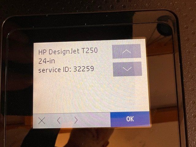 Hewlett Packard Stampanti: HP DesignJet T250 24-in A1-Plotter – Usato da Unterentfelden venduto da Wishingwell 1