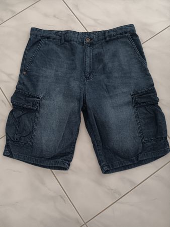 Herren Shorts Cargo Jeans Grösse L 