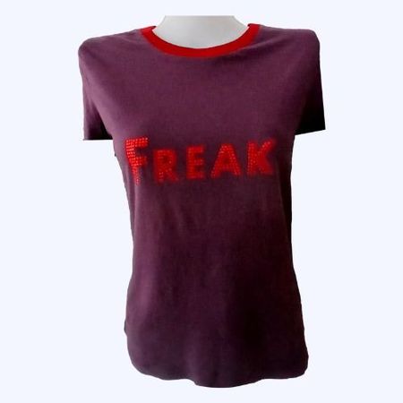 Vintage - Original D&G Shirt – FREAK Design – Lila – 1980er