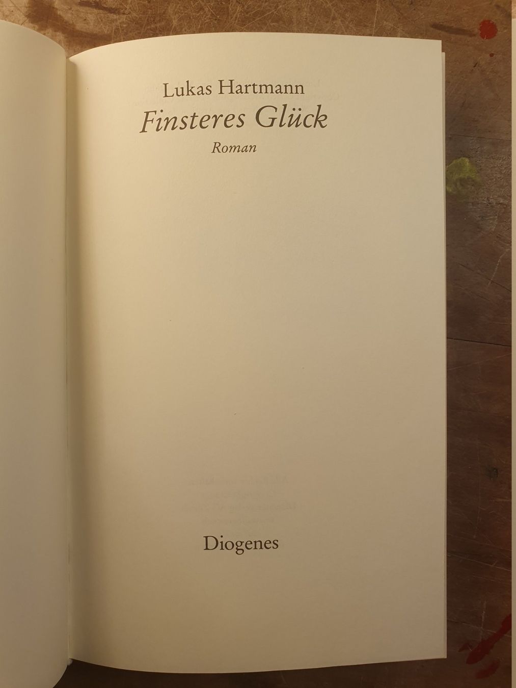 Libri: Finsteres Glück - Lukas Hartmann – Usato da Zürich venduto da loosebone 2