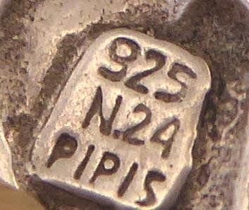 Ciondoli: Anhänger Eule 925 Silber mit synthetischen Steinchen – Usato da Muri AG venduto da silvermouse007 4