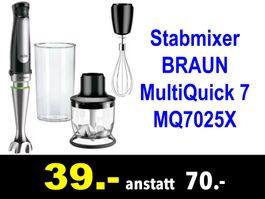 🔴  Stabmixer BRAUN MultiQuick 7 MQ7025X /964x