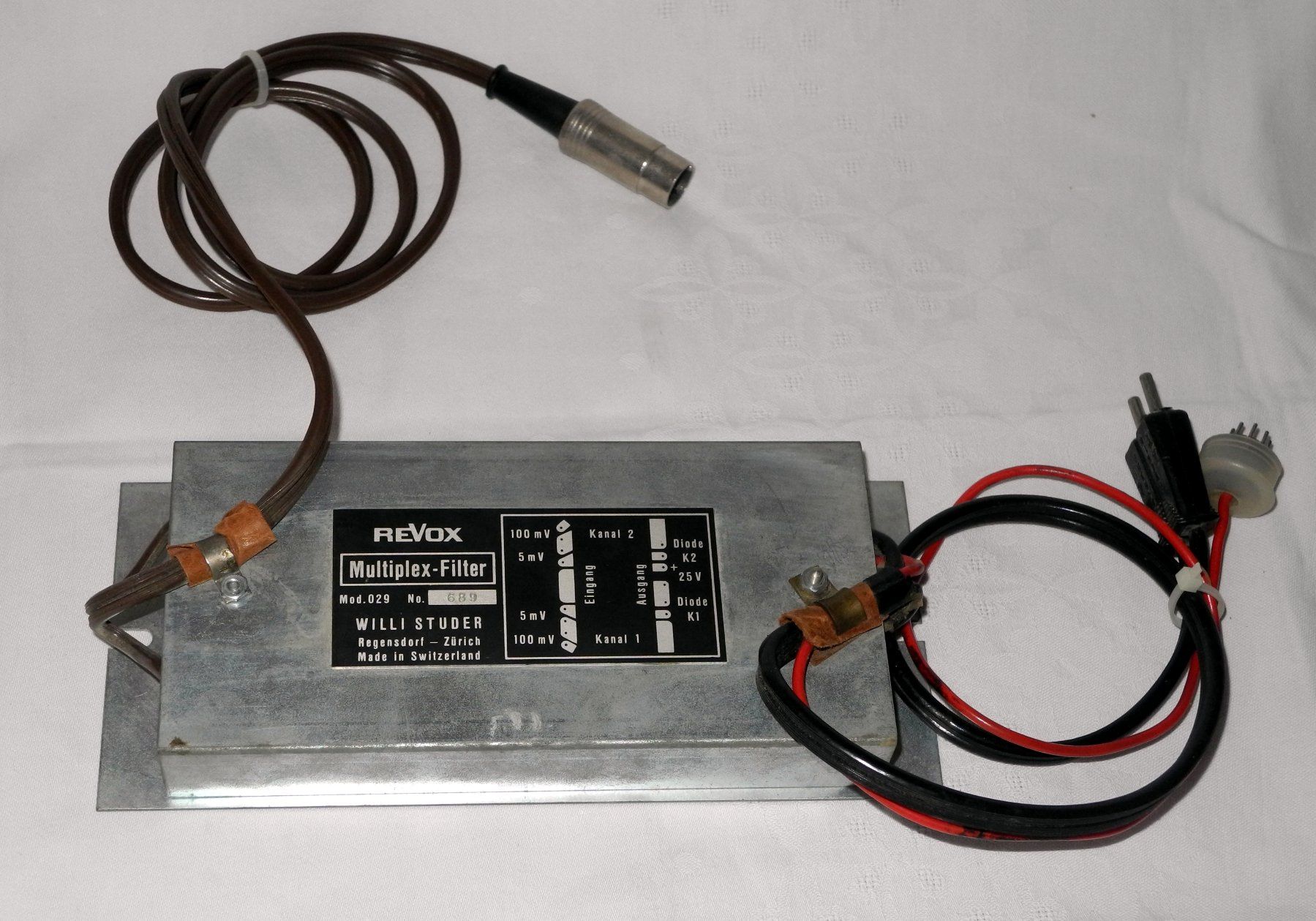 Bandmaschinen: ReVox Multiplex-Filter Modell 029 – Gebraucht aus Steinmaur von techcollector 1