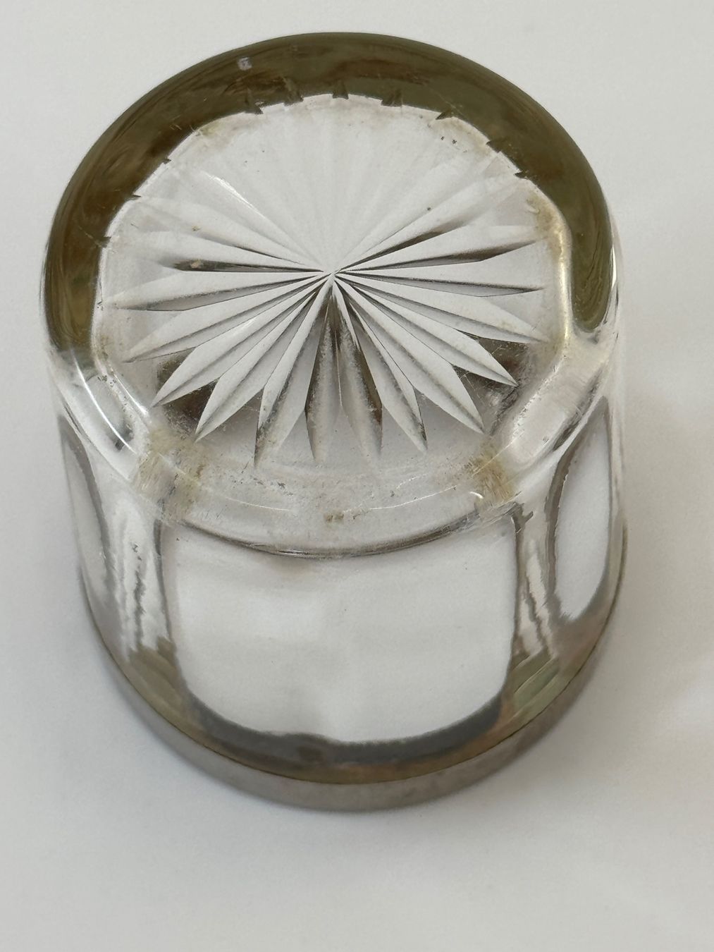 Bicchieri: Glas mit silbernen Rand Behälter Vintage Deko – Usato da Zürich venduto da hansUeli99 3