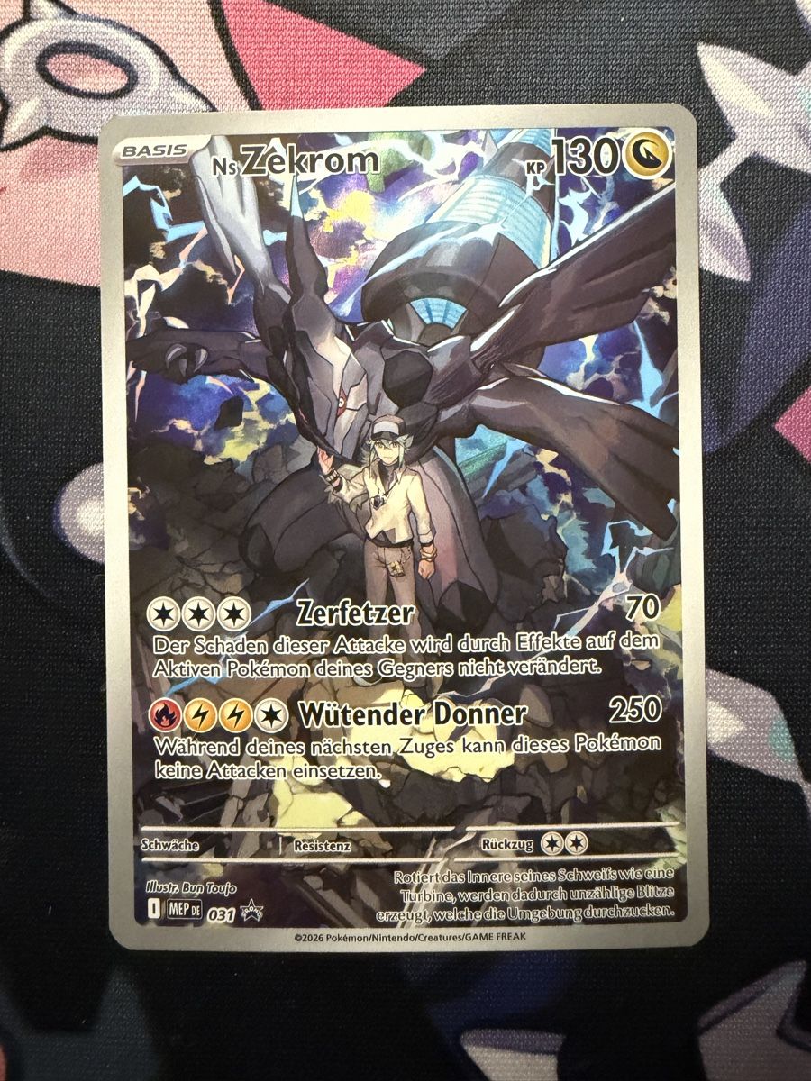 Pokémon Carte collezionabili: Pokemon N‘s Zekrom MEP031 DE – Nuovo (secondo la descrizione) da Hausen AG venduto da Kamicards