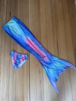 Meerjungfrau Kostüm, Badeanzug Grösse 150cm