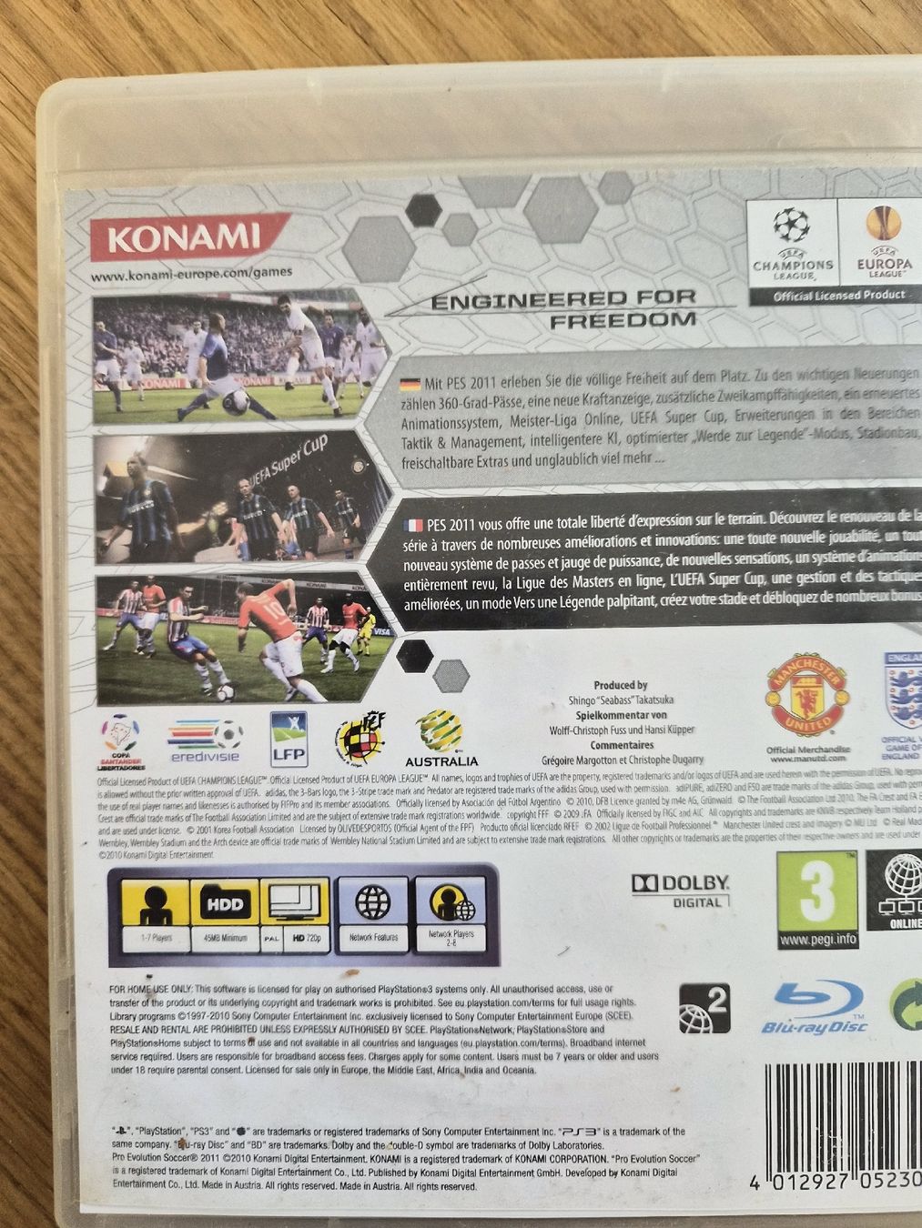 Sony Giochi: Jeu PS3 PES 2011 - Pro Evolution Soccer – Usato da La Joux FR venduto da car_ck96 2