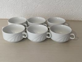6 Suppentassen 