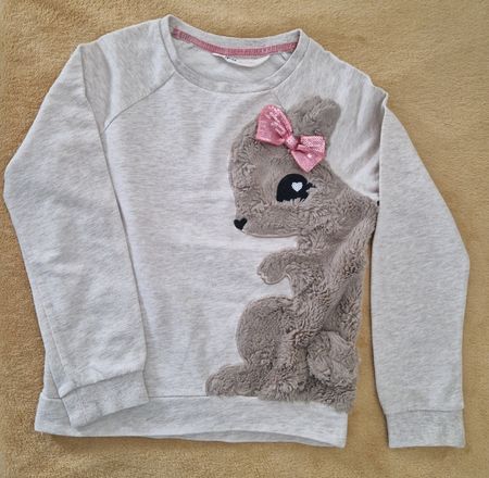 Süsser H&M Hasen-Pullover Gr. 122/128