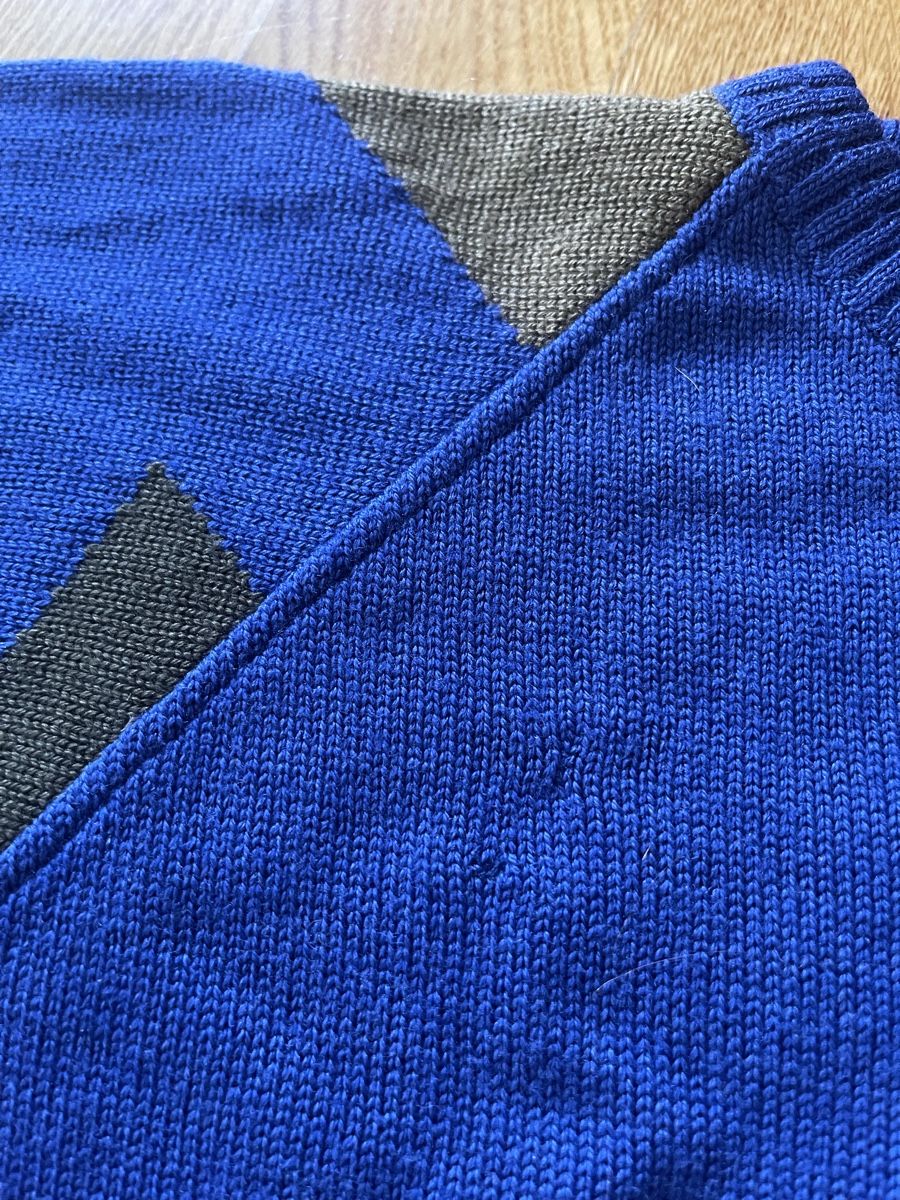 Versace Maglioni & Felpe: Gianni Versace Pullover blau/braun Grösse 52 – Usato da Rüschlikon venduto da Lajniii 3