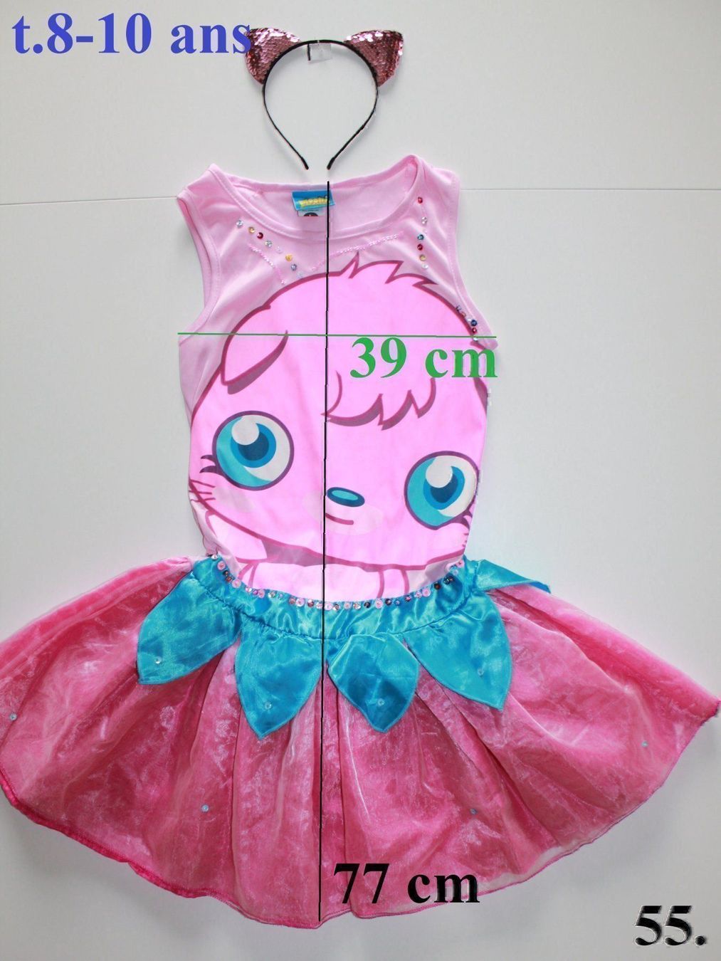 Costumi: Costume MOSHI MONSTERS t. 8 - 10 ans – Usato da Peseux venduto da Gilloss 1