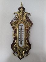 Antikes Réaumur Wandthermometer um 1880 Messing & Holz, Top!