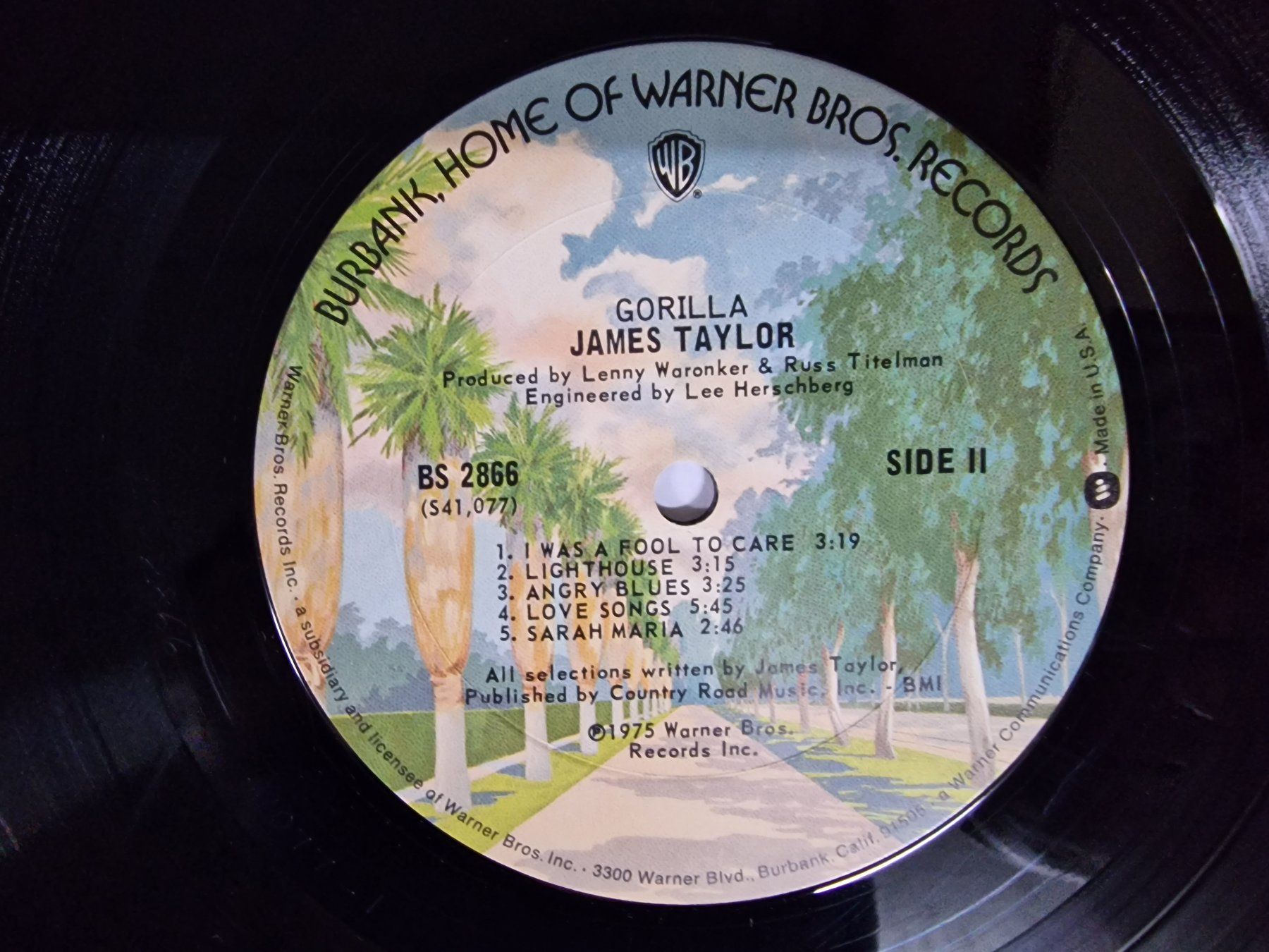 Dischi in vinile: James Taylor LP  – Gorilla – Usato da Root venduto da atelier22 2